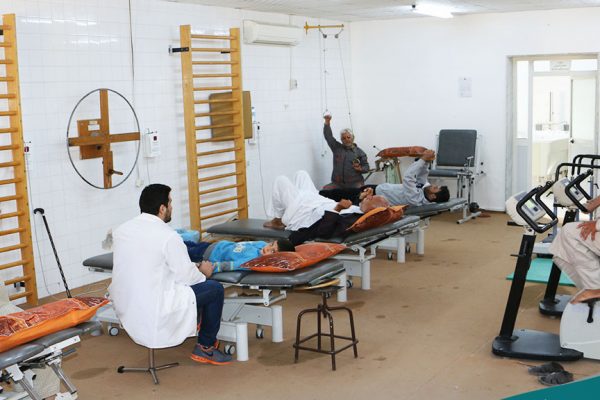 قسم العلاج الطبيعي: أجرينا 15300 جلسة خلال عام 2016